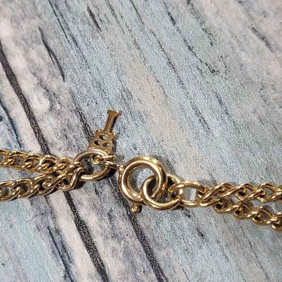 Vintage TRIFARI Multi chain dangle tassel Necklace. - Picture 4 of 11